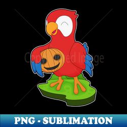 Parrot Halloween Pumpkin - Trendy Sublimation Digital Download - Create with Confidence