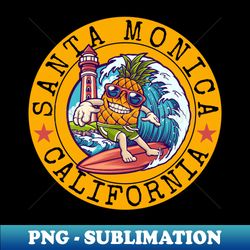 Santa Monica California - High-Quality PNG Sublimation Download - Spice Up Your Sublimation Projects