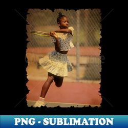 Vintage Kid Serena Training - Modern Sublimation PNG File - Stunning Sublimation Graphics