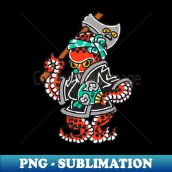 Octopus - PNG Transparent Sublimation File - Bring Your Designs to Life