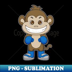 monkey boxing boxer boxing gloves - aesthetic sublimation digital file - perfect for personalization