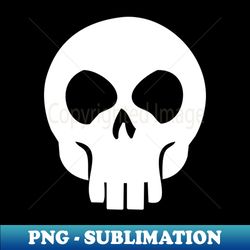 Small skull  Mini skull icon style  White color best for dark background - ORENOB - Retro PNG Sublimation Digital Download - Perfect for Sublimation Art