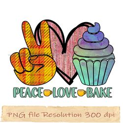 Peace love bake png, Funny Kitchen Sublimation Bundle, Instantdownload, files 350 dpi