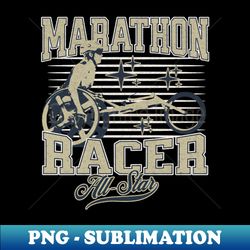 Wheelchair Race Sports Marathon Athlete - Instant PNG Sublimation Download - Spice Up Your Sublimation Projects