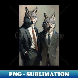 Wolf Couple - LGBTQ Pride - Instant Sublimation Digital Download - Boost Your Success with this Inspirational PNG Download
