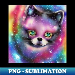 Galaxy baby wolf - Signature Sublimation PNG File - Fashionable and Fearless