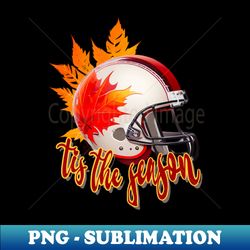 tis the season football pumpkin fall autumn - elegant sublimation png download - perfect for personalization