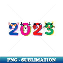 new year cat - Aesthetic Sublimation Digital File - Instantly Transform Your Sublimation Projects