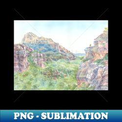 Sedona Arizona Series 3 - PNG Transparent Sublimation Design - Instantly Transform Your Sublimation Projects