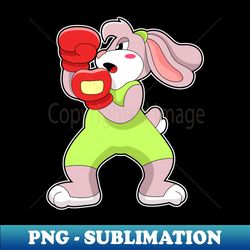 rabbit at boxing with boxing gloves - professional sublimation digital download - stunning sublimation graphics