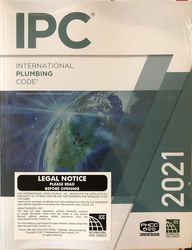 2021 International Plumbing Code (International Code Council Series)