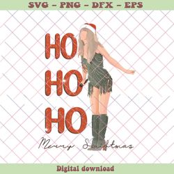 Cute Ho Ho Ho Merry Christmas PNG Sublimation Digital
