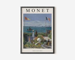 Claude Monet Exhibition Poster, Famous Gallery Wall Art Print, Monet Art Print, Floral Wall Print, Garden, Scenery, Natu