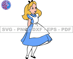 Alice in Wonderland Svg, Alice Svg, Cartoon Customs SVG, EPS, PNG, DXF 116