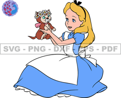 Alice in Wonderland Svg, Alice Svg, Cartoon Customs SVG, EPS, PNG, DXF 118