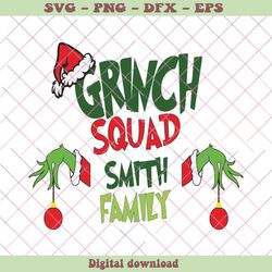 Grinch Squad With Family SVG Graphic Design File