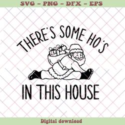 Retro There Is Some Hos In This House SVG Digital Cricut File