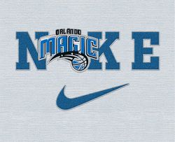 Nike Orlando Magic Svg, Stitch Nike Embroidery Effect, NBA Logo, Basketball Svg, NBA, Nike Nba Design 04