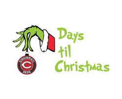 Cincinnati Reds Christmas Svg, Christmas Svg, Baseball Sports Svg, MLB Team Svg, MLB, MLB Design 26