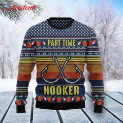 Fishing Ugly Christmas Sweater, Ugly Christmas Sweater For Adults  Wear Love, Share Beauty