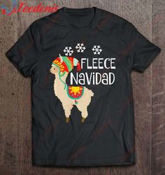 Fleece Feliz Navidad Sheep Christmas Shirt, Christmas Family Shirts Designs  Wear Love, Share Beauty