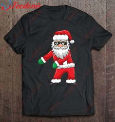 Flossing Santa Longsleeve Shirt Christmas Floss Dance Boy T-Shirt, Women Family Christmas Shirts  Wear Love, Share Beaut