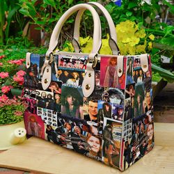 Bon Jovi Leather handBag, Music Leather Bag, Travel handbag