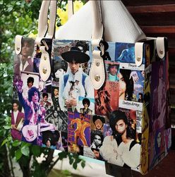 Prince Lover Leather HandBag, Prince Music Bag, Prince Fan Gift