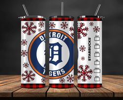 Detroit Tigers,Christmas MLB Tumbler Png , MLB Christmas Tumbler Wrap 11