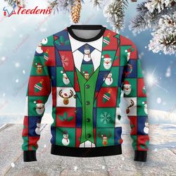 Funny Christmas Elements Blazer Ugly Christmas Sweater, Ugly Christmas Sweater Ideas  Wear Love, Share Beauty