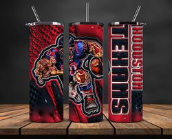 Texans Tumbler Wrap , 3D Nfl Tumbler Wrap, Nfl Mascot Tumbler  24