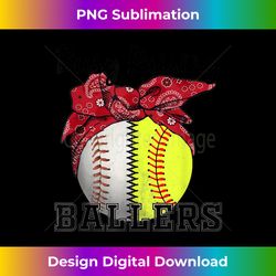 busy raising ballers softball baseball mom - sublimation-optimized png file - animate your creative concepts