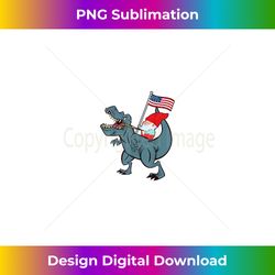 gnome riding dinosaur 4th of july t-rex american flag hat - innovative png sublimation design - pioneer new aesthetic frontiers