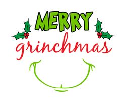 Grinch Christmas SVG, christmas svg, grinch svg, grinchy green svg, funny grinch svg, cute grinch svg, santa hat svg 232
