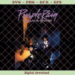 Prince And The Revolution Purple Rain PNG Sublimation
