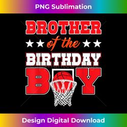 Basketball Party Brother of the Birthday Boy Baller Family - Sublimation-Optimized PNG File - Immerse in Creativity with Every Design