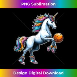 Basketball Player Unicorn Funny Dunking Ball Sports Fans - Deluxe PNG Sublimation Download - Craft with Boldness and Assurance