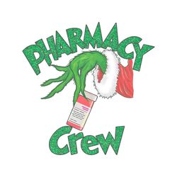 Pharmacy Crew Technician Grinch PNG Sublimation Design