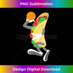 Funny Cinco De Mayo Taco Basketball Sports Player Boys - Bespoke Sublimation Digital File - Rapidly Innovate Your Artistic Vision