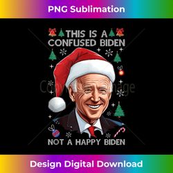 Funny Joe Biden Happy 4th of July Ugly Xmas Merry Christmas Tank Top - Crafted Sublimation Digital Download - Lively and Captivating Visuals