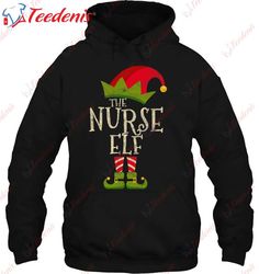 Easy The Nurse Elf Xmas Costume Group Gift Christmas Shirt, Christmas Shirts Mens  Wear Love, Share Beauty