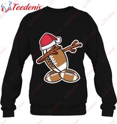 dabbing football snowman xmas pajama shirt, funny christmas shirts family  wear love, share beauty
