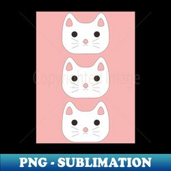 3 cute cats - Artistic Sublimation Digital File - Transform Your Sublimation Creations
