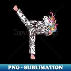 Judo unicorn - Vintage Sublimation PNG Download - Unleash Your Creativity
