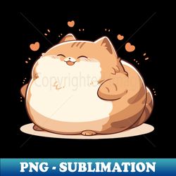 Kawaii - Fluffy Cat Love - Stylish Sublimation Digital Download - Unleash Your Inner Rebellion