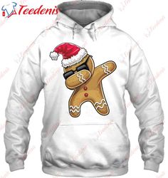 Dabbing Gingerbread Man Christmas Baking Gift T-Shirt, Family Christmas T-Shirts  Wear Love, Share Beauty