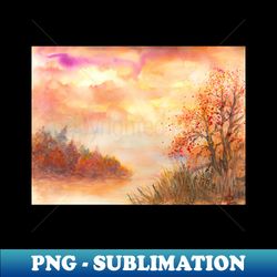 Autumn light - PNG Transparent Sublimation Design - Bold & Eye-catching