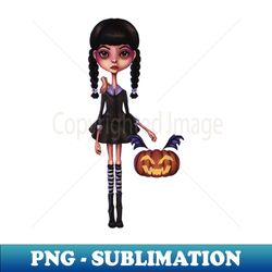Wednesday Halloween - Retro PNG Sublimation Digital Download - Enhance Your Apparel with Stunning Detail