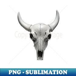 cow steer skull  photograph - png transparent sublimation design - perfect for sublimation art