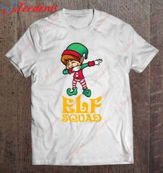 Elf Squad Dabbing Elf Shirt Xmas Elves Christmas Pj Gift Shirt, Christmas T Shirts On Sale  Wear Love, Share Beauty